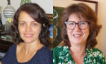 Colagem com as fotos de Alessandra Del Ré e Anne Salazar Orvig. Ambas olham para a câmera e estão sorrindo.