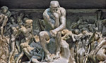 Escultura “A Porta do Inferno”, de Auguste Rodin.
